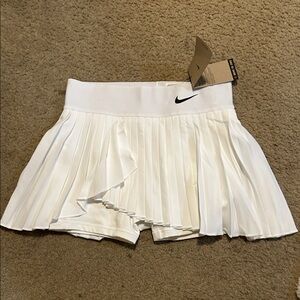 Nike White Pleated Tennis Skort